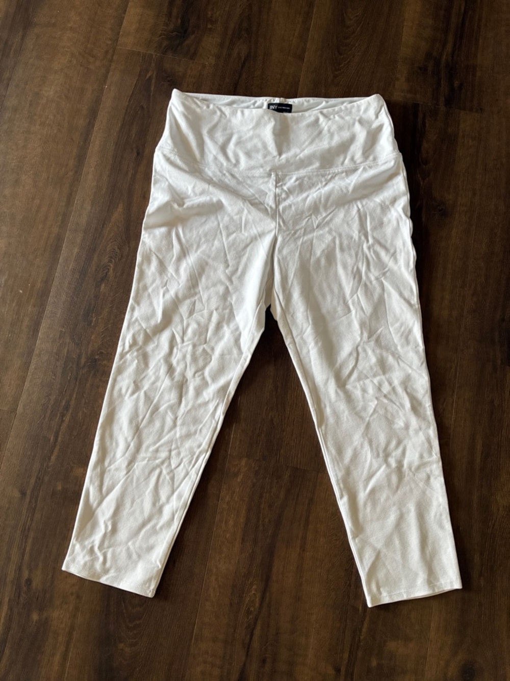 Jones New York White Cropped Ponte Leggings